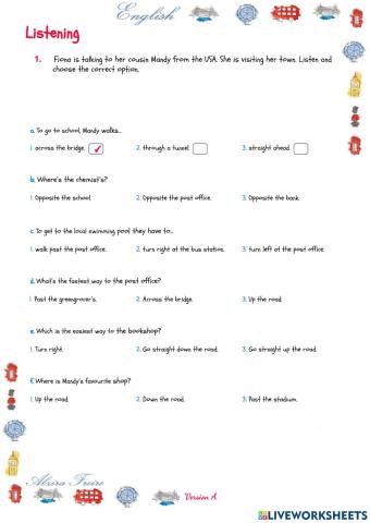 Unit 4 - Test - Listening