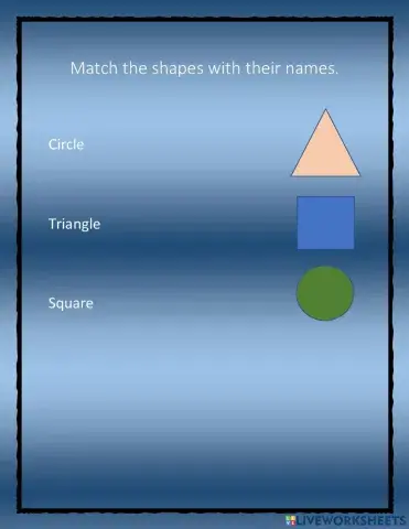 Match the shapes