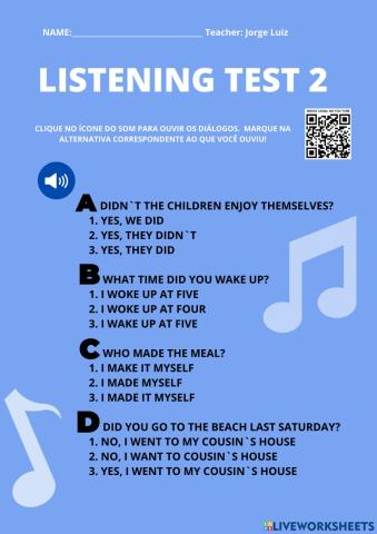Listening test