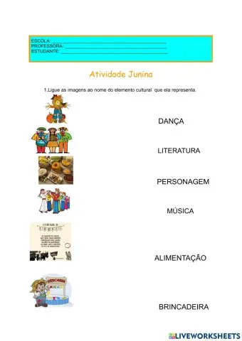 Atividade junina