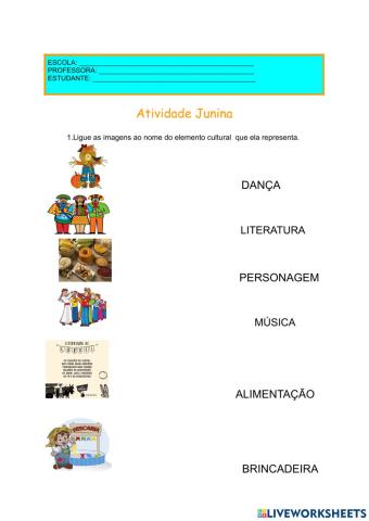 Atividade junina