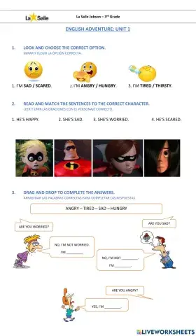 English Adventure Unit 1