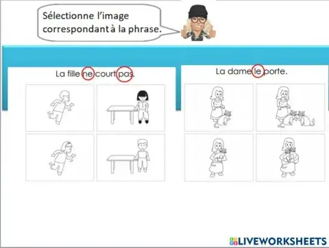 Compréhension teacher Géraldine