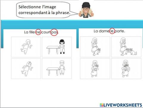 Compréhension teacher Géraldine