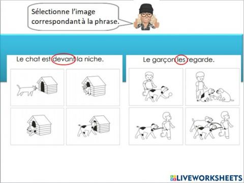 Compréhension teacher Géraldine