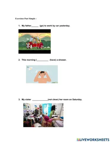 Exercises past simple