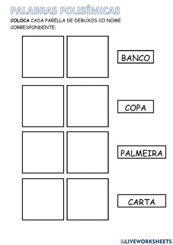 Palabras polisémicas LG