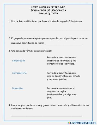 Evaluación de Democracia