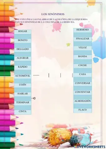 Los sinónimos