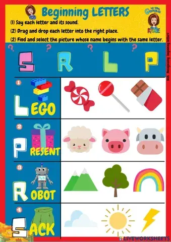 Beginning letters