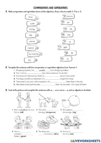 Comparative & superlative forms
