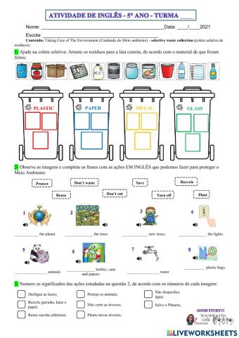 5° ano - INGLÊS - 02-06-21