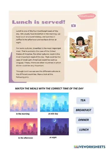 Adverbs of frequency and meals