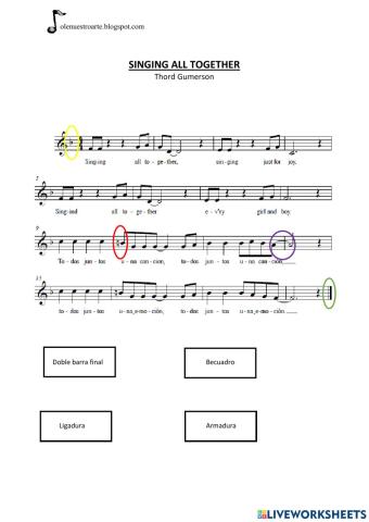 Singing all together