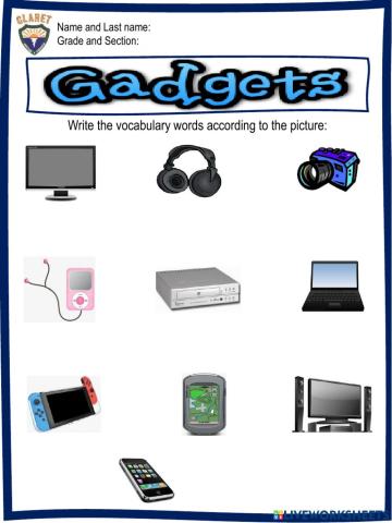 4th. grade. Vocabulary Unit 8. Eval. Act