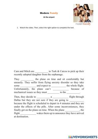 At the Airport (Vocabulary)