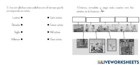 La historia:Ordenar las edades de la historia