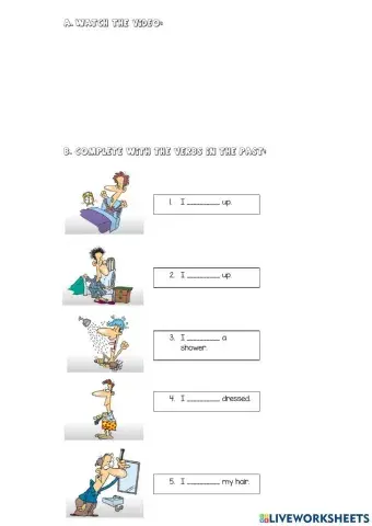 Daily routines in the past