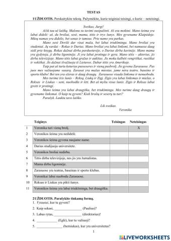 Po 3 skyriaus testas