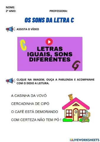 Sons da letra C