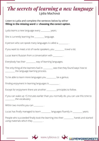 The secrets of learning a new language