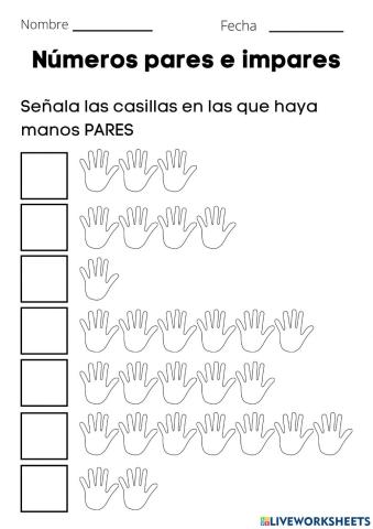 Números pares e impares