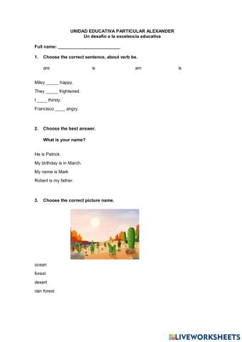 Diagnostic English Coordinator 3rd gradde