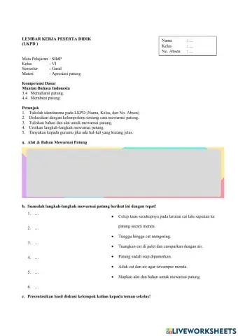 Teknik mewarnai patung