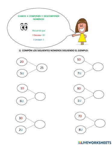 Composición y descomposición de números