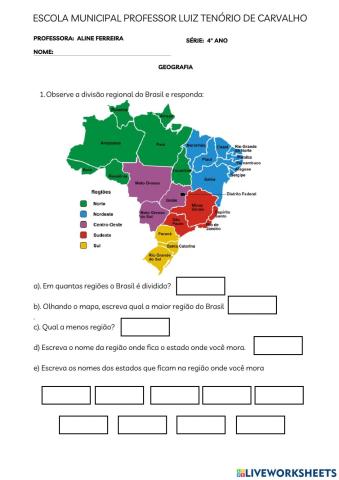 Regiões Brasileira