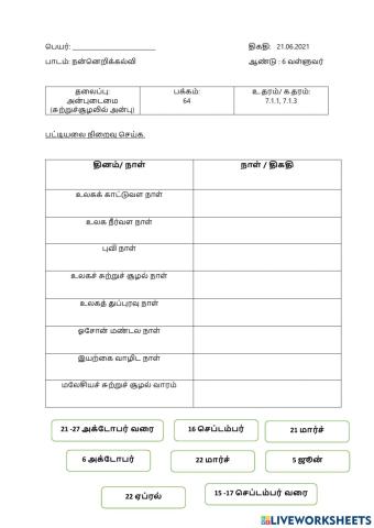 சுற்றுச்சூழலில் அன்பு