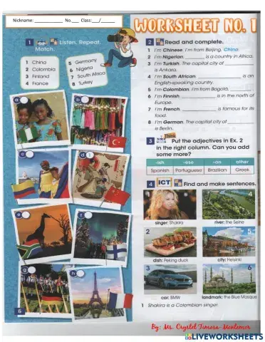 Countries and Nationalities