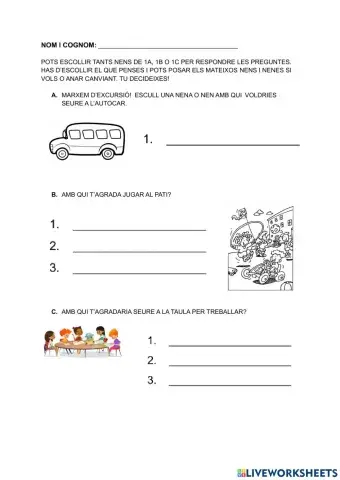 Sociograma Cicle Inicial