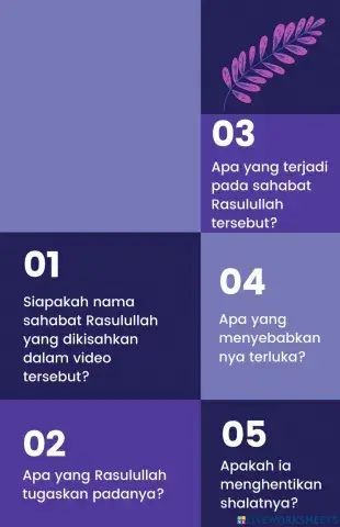 Kisah Sahabat Nabi (1)
