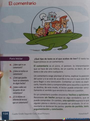 Actividad del libro pàg 154