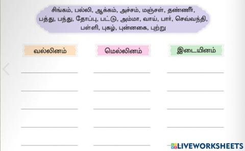 மெய் எழுத்துகள்
