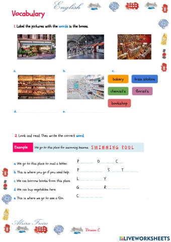 Unit 4 - Test - Vocabulary (NEE)