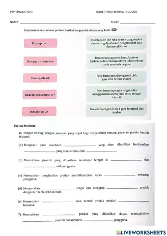 PSV TINGKATAN 3 TAJUK 7