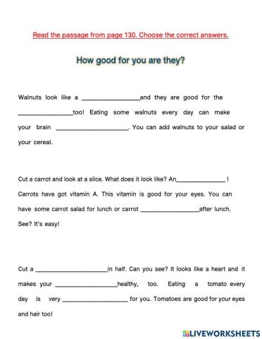 How good for you are they?