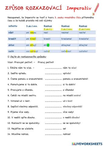 Rozkazovací způsob