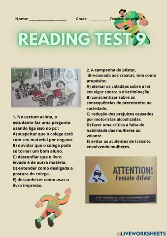 Reading test