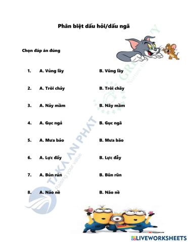 Phân biệt dấu hỏi-dấu ngã