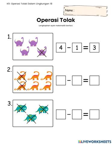 Operasi tolak : Lingkungan 18