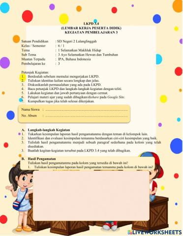LKPD Rancangan Kegiatan Pembelajaran 3.4