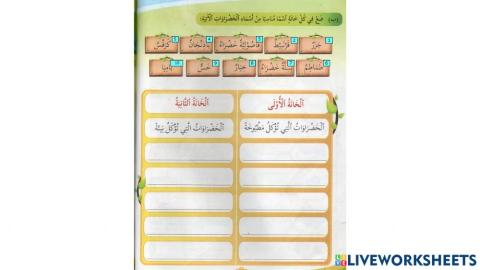 Latihan bahasa arab darjah 3 - pel 5