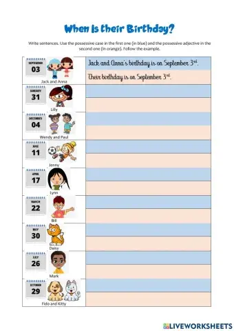 When is their Birthday?