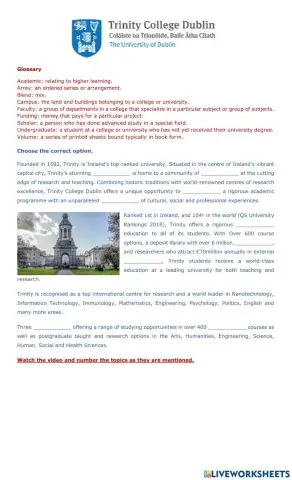 Trinity College Dublin