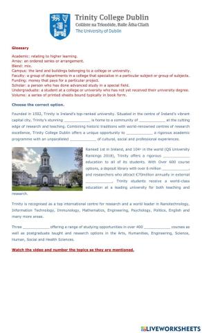 Trinity College Dublin