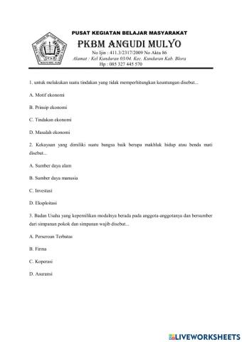 Ilmu Pengetahuan Sosial ( IPS )