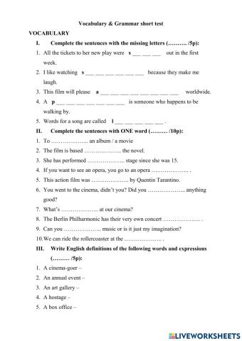 Kultura-voc - grammar - Inversion and emphatic structures